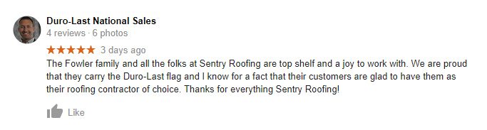 Duro Last Sentry Roofing Review
