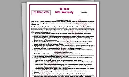 Roof System Warranty Packet